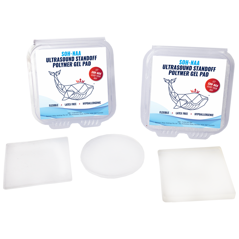 Thin-Style Gel Pads for Ultrasound (Box of 10)